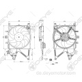 12v Kühlerlüftermotor für OPEL CORSA